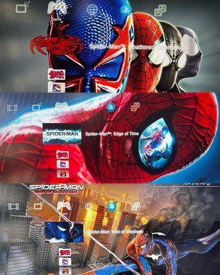 PS3 Slim Spider-Man Web of Shadows/Shattered Dimensions/Edge of Time Preloaded