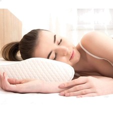 Contour Memory Foam Pillow Orthopedic Sleeping Pillows, Ergonomic Cervical Pi...