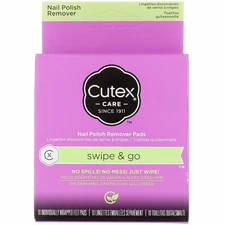 3 Pack Cutex Swipe & Go Original Nail Polish Remover Pads, 10 Ct