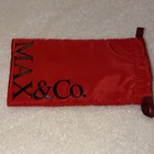 Max & Co. Red Eyeglass Pouch Soft Case for Glasses Sunglasses Unisex — photo 1