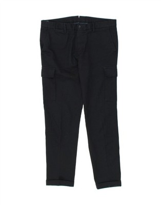CONBIPEL Damen Slim Cargo Hose IT 50 XL W36 L29 Navy Blau Polyester AZ14