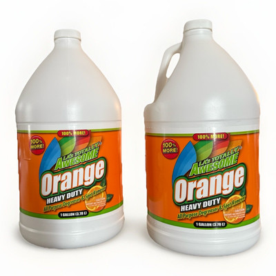 2 Gallons- LA's Totally Awesome Orange HEAVY DUTY Degreaser & Spot Remover 128oz