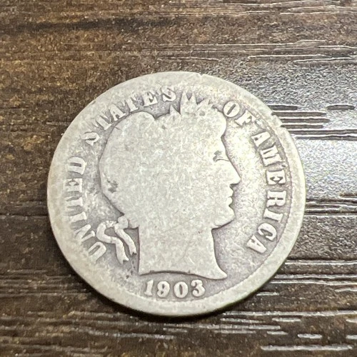 1903-O Barber Dime Good Coin Complete Your Set Actual Coin Checkout My Dime
