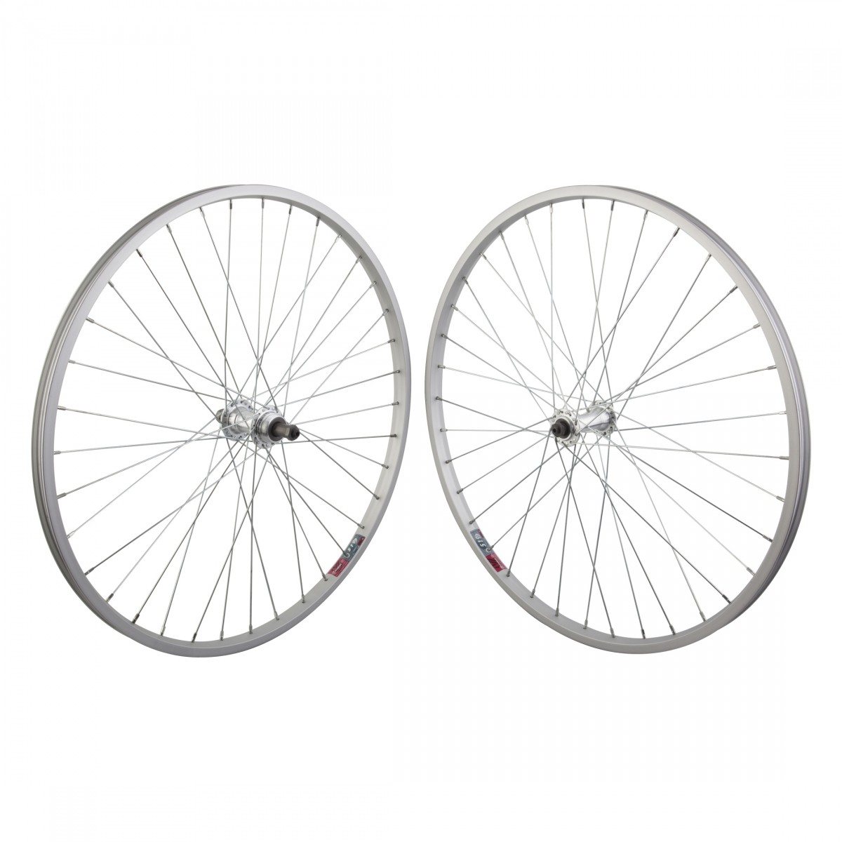Wheel Master W/M AQ-1000 Wheelset 26in Rim Brake Centerlock QR QR Silver
