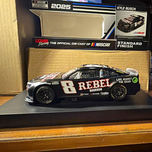 Lionel Racing Kyle Busch #8 Rebel Bourbon Special NASCAR 2025 Chevy Autographed