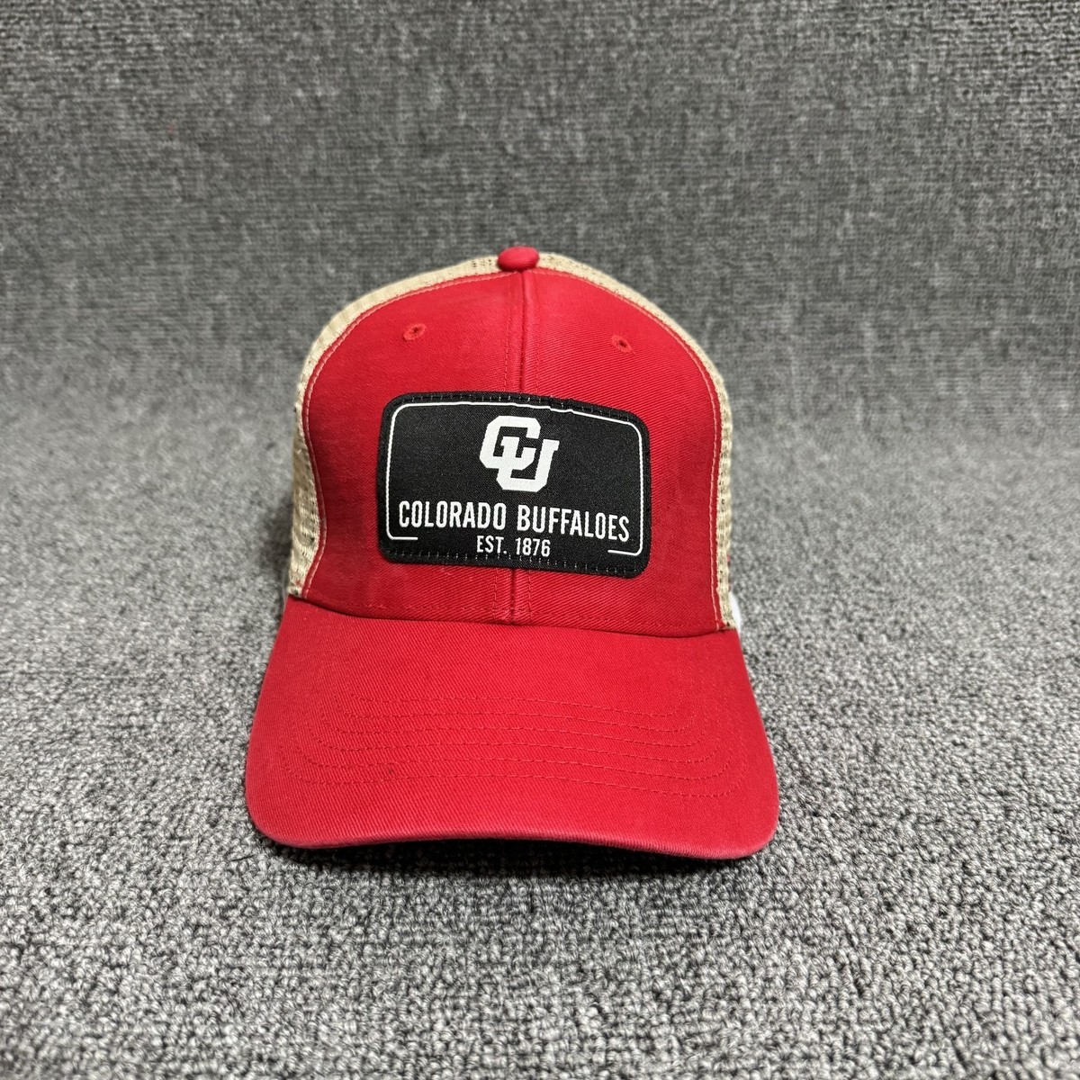 '47 Brand Colorado Buffaloes Retro Trucker Snapback Red Khaki One Size Hat