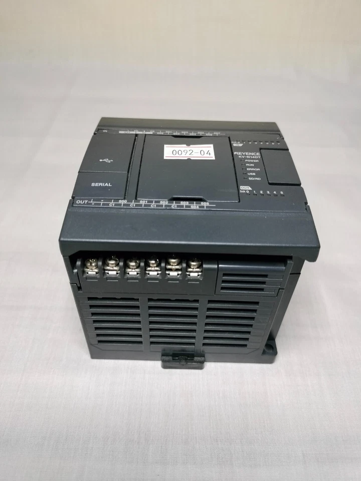 Keyence KV-N14DT KVN14DT CPU Module 24VDC Programmable Logic Controller - Image 4 of 4