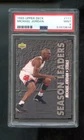 1993-94 Upper Deck #171 Michael Jordan PSA 9 Graded Card Season Leaders Steals