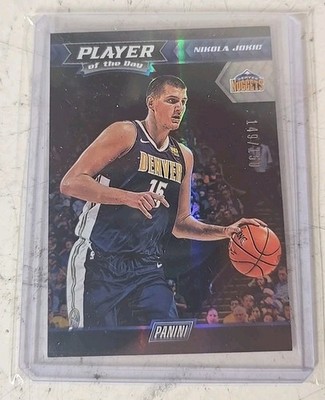 2017-18 Panini Player of the Day Nikola Jokic Spectrum Foil SP #'d 149/150