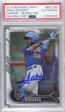 PSA/DNA 2016 Bowman Draft Chrome Top Prospects Refractor Amed Rosario 04k8