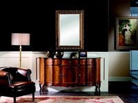 Holz Luxus Italienische MöBel 2Tlg Set MöBel Stil Barock Kommode Mit Spiegel Neu