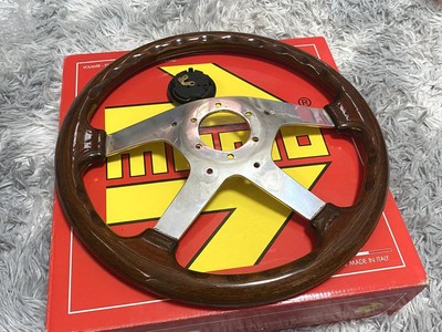 360mm MOMO Wood Steering Wheel | eBay