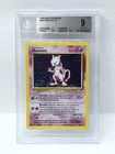 Pokemon Base Unlimited Mewtwo Holo Bgs 9 Very Nice!!!