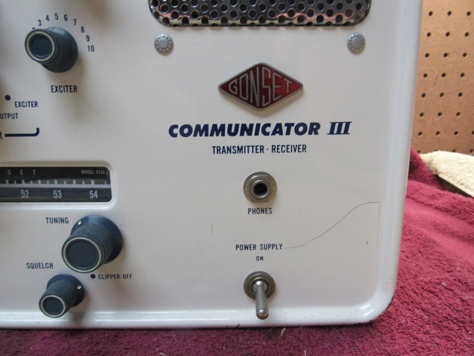 Radio HAM vintage Gonset Communicator III transceptor 6 metros 6 m Foto 3 de 4