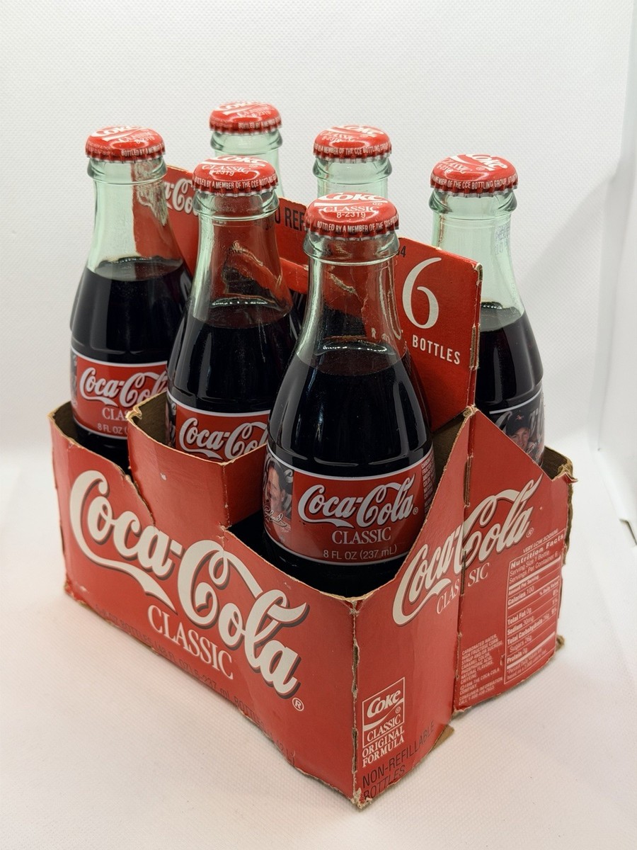 1998 Coca-Cola NASCAR Dale Earnhardt 6-Bottle Collectible Set