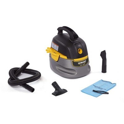 Vacuum WS0255VA 2.5-Gallon 1.75 Peak HP Portable Wet Dry Vacuum Cleaner with ...