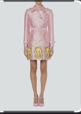 moschino Extremely Rare Trench Raincoat 2022 Nursery Rhymes Runway Sz38