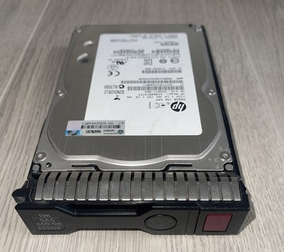 HP 15K SAS Server 600GB 653952 6G LFF HotPlug HDD Festplatte 653952/652620 Caddy