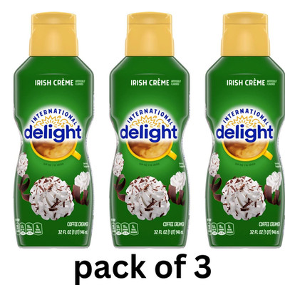 International Delight Liquid Coffee Creamer - Irish Creme 32 oz (pack of 3)