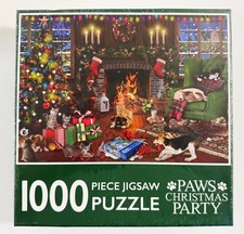 Paws Christmas Party  1000 Piece Jigsaw Puzzle  by Page Publications