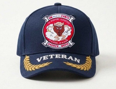 Embroidered Hat Us Naval Uss George Washington Cvn-73 Gw Weapons