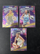 2024 Panini Prizm WNBA Card Lot (3) GROOVY Prizms (RC-Sheldon, Evans) (w50)