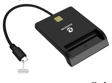 CAC reader USB C DOD Military, smart card reader for windows mac,new in box