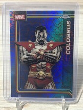 2026 Topps Chrome Marvel #23 Colossus Spider-Web Red/Blue Refractor 08/62