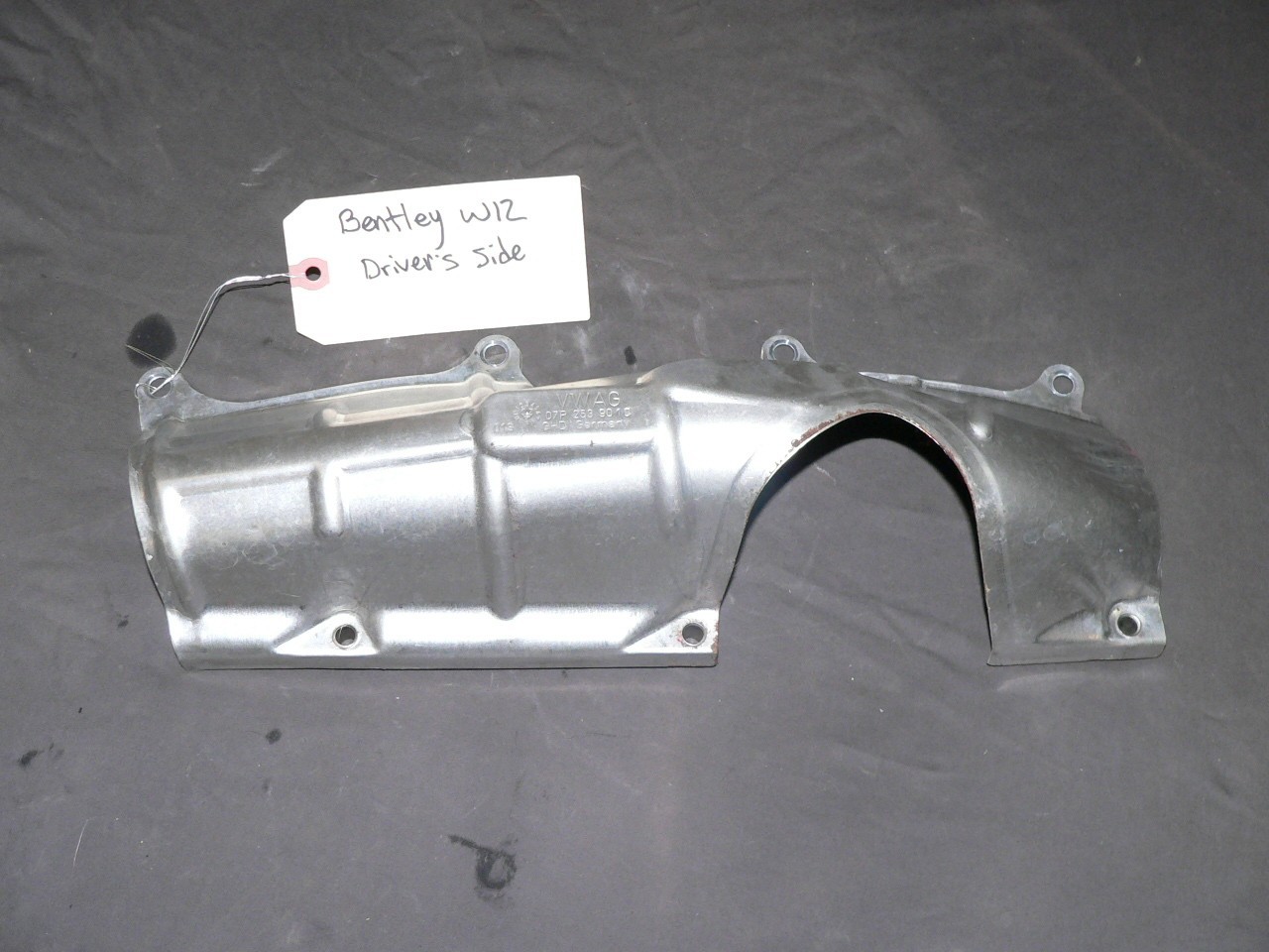 Bentley Continental Bentayga 07P253901C W12 Left Exhaust Manifold Heat Shield