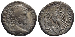 FITZ ANTIOCH BL TETRADRACHM CARACALLA EAGLE STAR CORNUCOPIAE @GJL568
