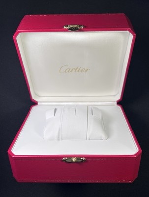 Genuine Red Cartier Watch Presentation Box COWA 0043 | eBay