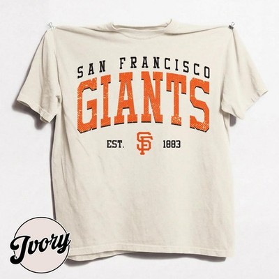 Vintage 90s San Francisco Giants Est 1883 Baseball Comfort Color Shirt