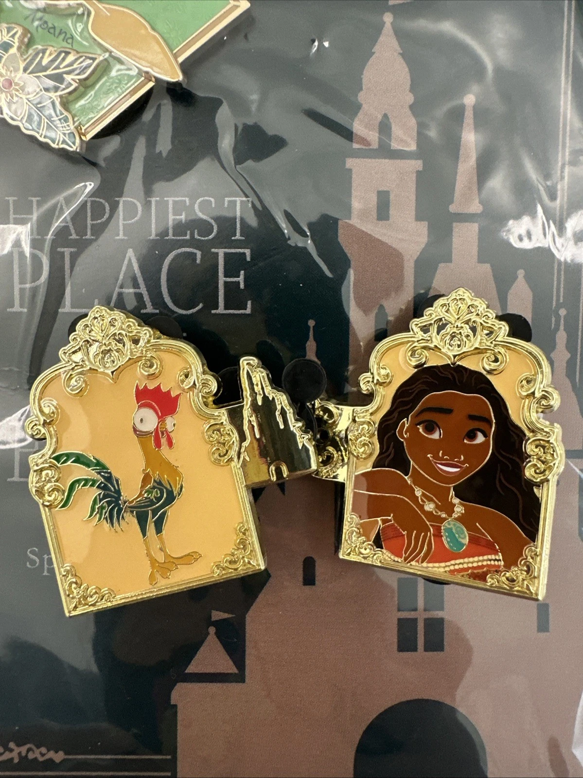 Disney Moana Hei Hei 2 Pin Set Hong Kong Disneyland Pin Trading Carnival 2021