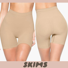 NEW 40 SKIMS  Large  Seamless Sculpt Mid Thigh Shorts IN clay T2114