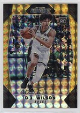 2017-18 Panini Prizm Mosaic Gold 9/10 DJ Wilson #10 0c2