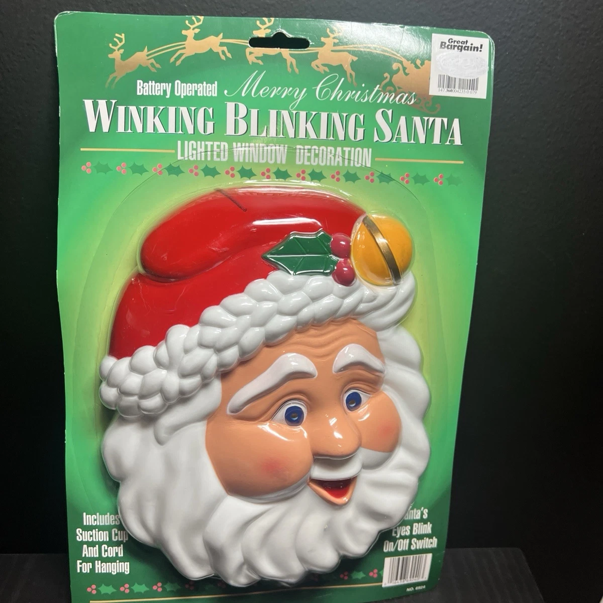Lighted Santa Face Indiana Santa Figures (1946-1990) for sale | eBay