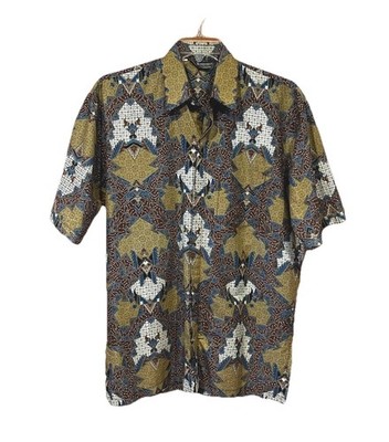 Bangsawan Solo Indonesia Size XL Men s Short Sleeve Button Down Shirt