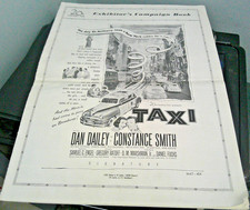 1953 Pressbook  Dan Dailey & Constance Smith in "Taxi" 15 pg.15 x11 Fine no cuts