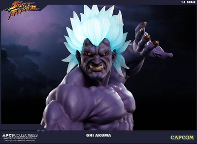 PCS Pop Culture Shock! Street Fighter Oni Akuma 1/4 IN STOCK