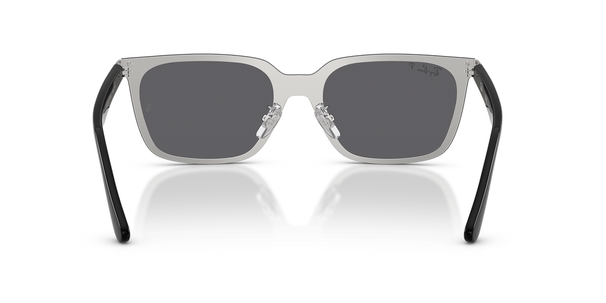 Ray-Ban RB3784D Polished Silver/Grey Polarized Sunglasses RB3784D