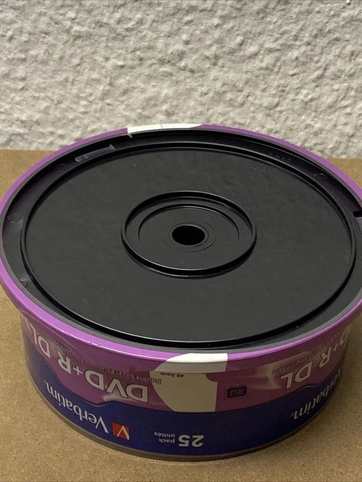50x Verbatim 8x DVD+R 8,5 GB DL Double Layer Bedruckbar auf Spindel -NEU - Bild 3 von 4