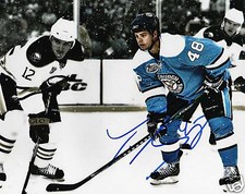 TYLER KENNEDY PITTSBURGH PENGUINS SIGNED 8X10 PICTURE