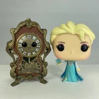 Funko Pop Disney Beauty and the Beast Cogsworth #245 & Frozen Elsa #82 Loose