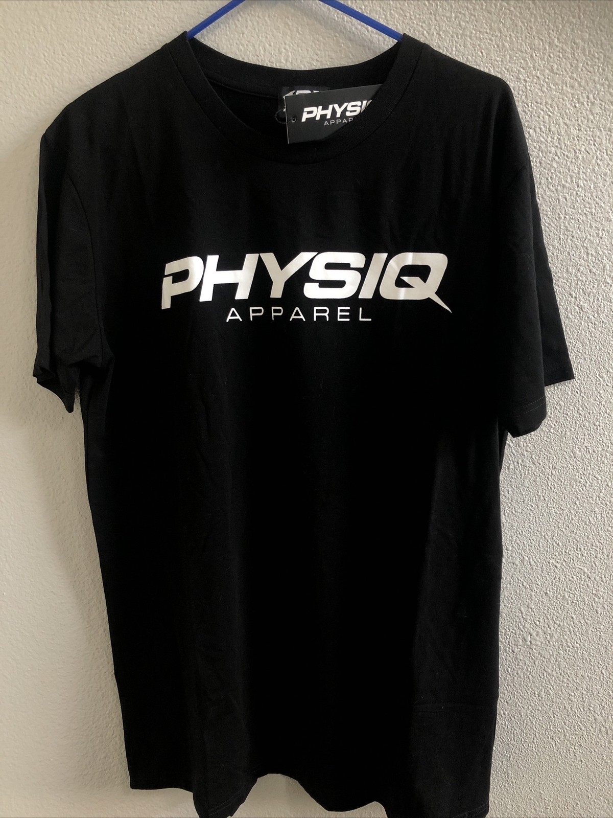 PHYSIQ APPAREL Logo Black Short Sleeve Shirt Size XL NWT NEW eBay