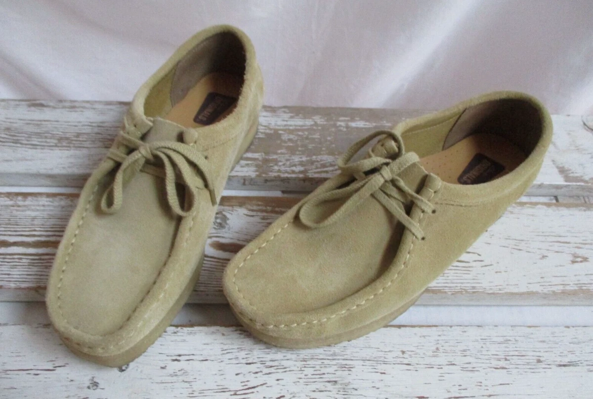 Originals Womens Wallabee Size 9.5 M Suede Up Shoe Maple eBay