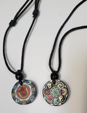 Girls Bear  Flower Adjustable Necklaces Set Of 2