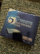 5D White Teeth Whitening Strips 56 Count