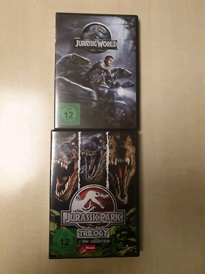 JURASSIC PARK TRILOGY 1-3 + Jurassic World 