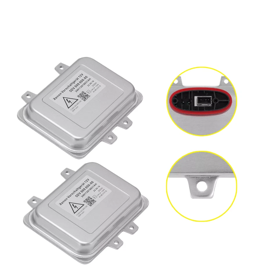 2 For 2007-2013 Cadillac Escalade Xenon HID Headlight Ballast &Bulb D1S &Igniter - Image 2 of 4