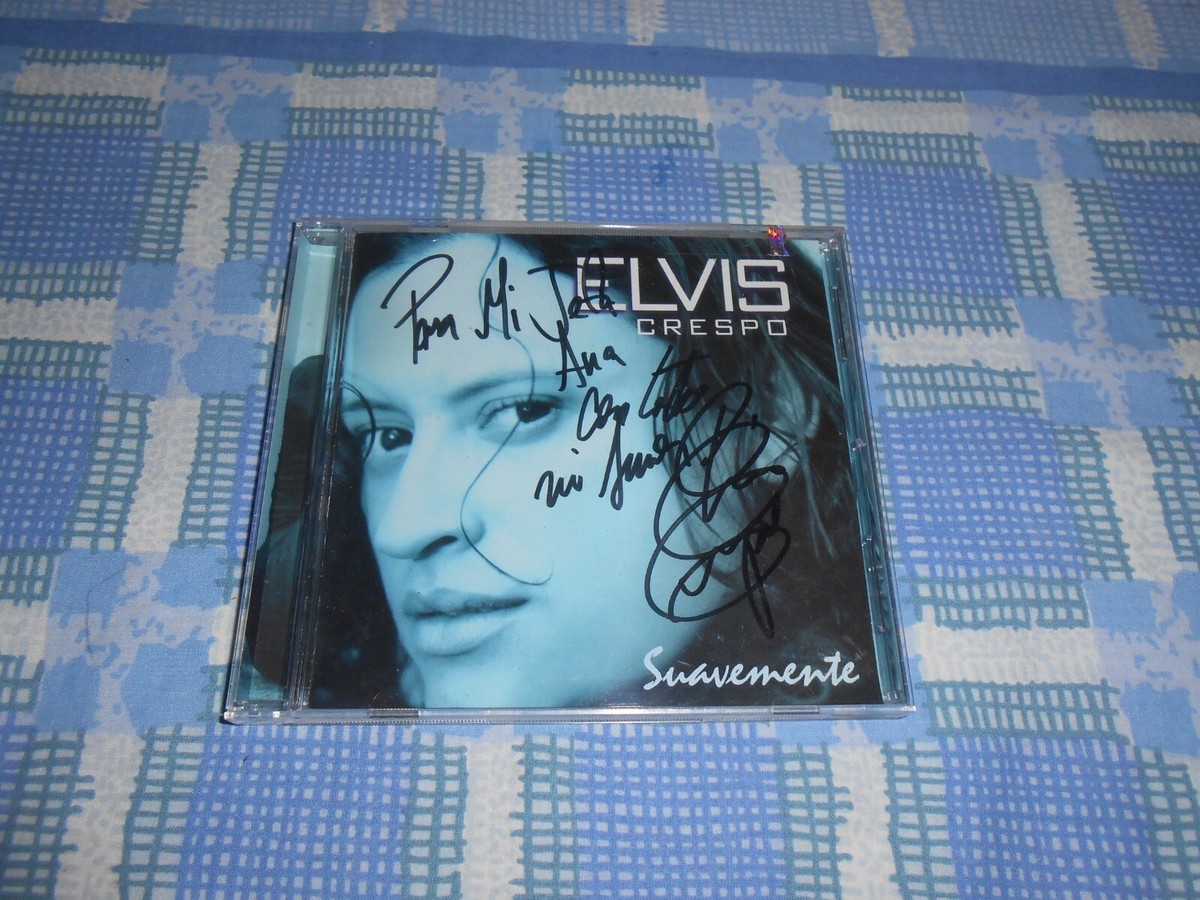 CD- ELVIS CRESPO, SUAVEMENTE / signed & dedicated by the artist